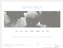 Tablet Screenshot of laurendack.com